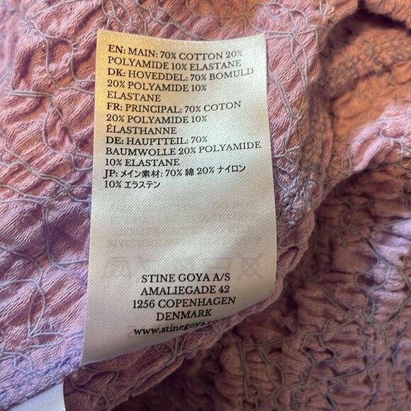 Stine Goya Garance Off The Shoulder Midi Dress in Lilac - Picture 9 of 11